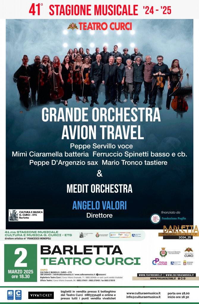 Gazzetta del mezzogiorno Grande Orchestra Avion Travel