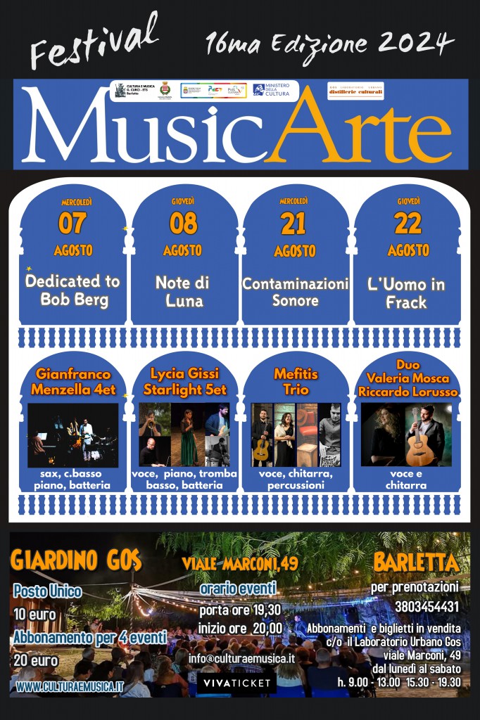 MusicArte 2024 volantino